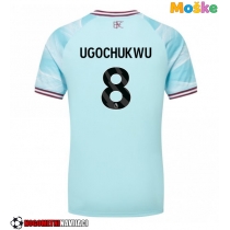 Moške Nogometnih dresov Burnley Lesley Ugochukwu #8 Gostujoči 2025-26 Kratki rokavi